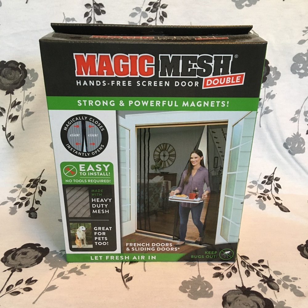 Magic mesh screen door